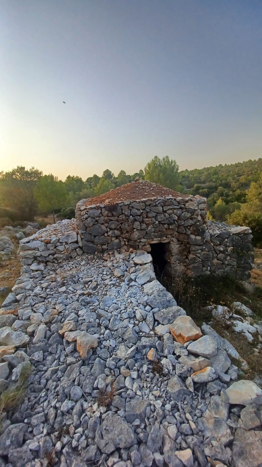 Barraca de pedra seca al recorregut